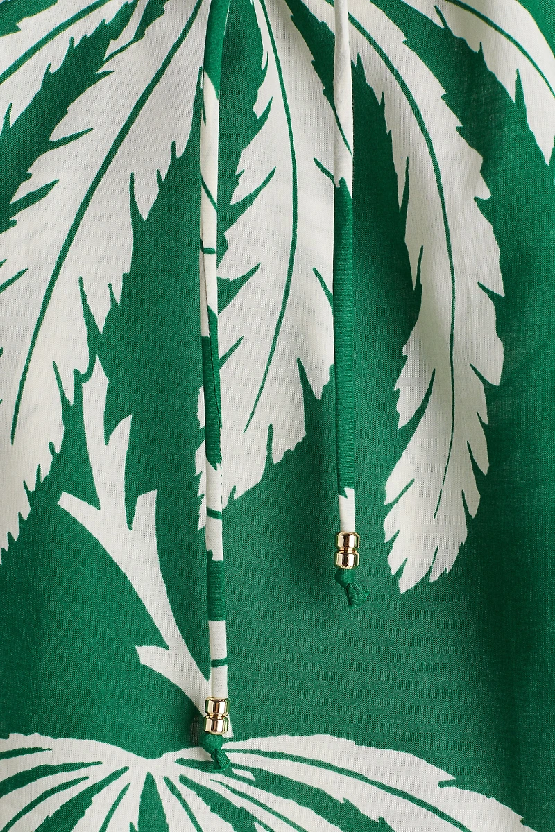 Printed Drawstring Shorts