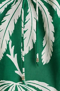 Printed Drawstring Shorts