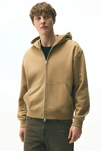 Boxy Loose-Fit Hooded Jacket