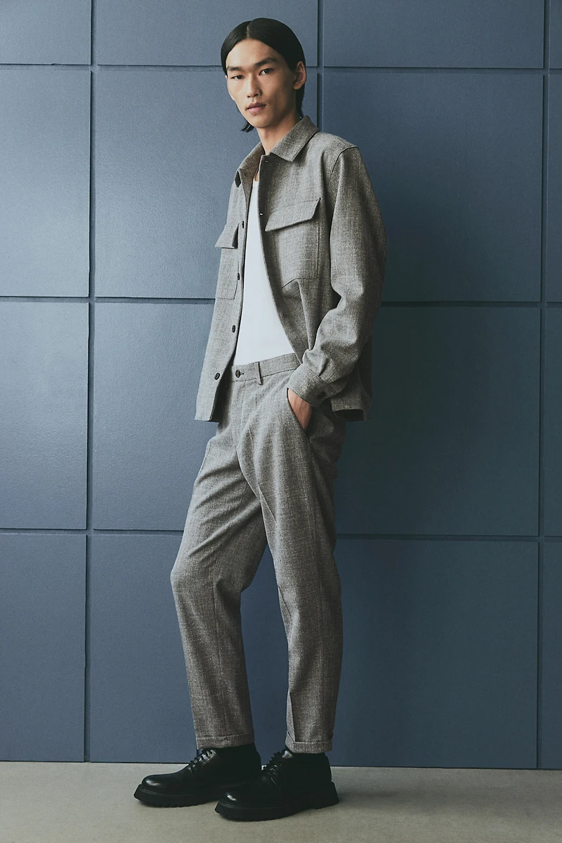 Regular-Fit Tailored Pants