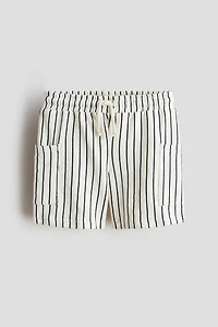 Short en jersey texturé