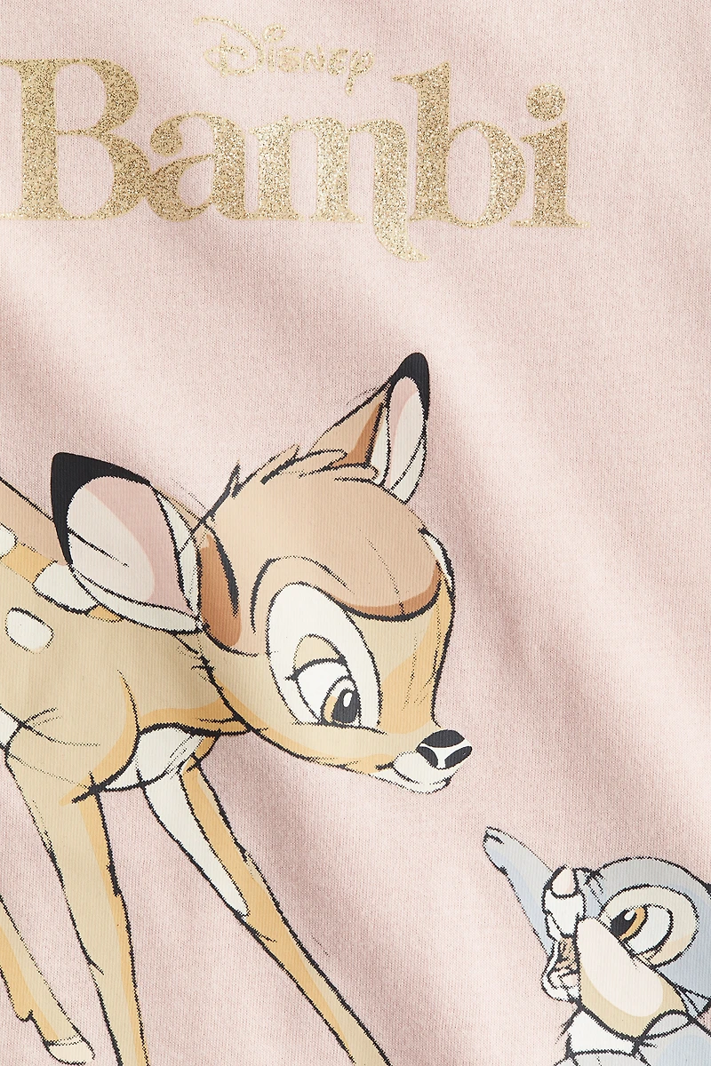 T-shirt en coton imprimé