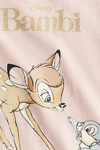 T-shirt en coton imprimé