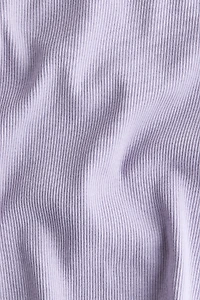 Overlocked Ribbed T-Shirt
