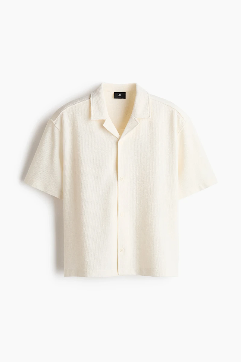 Chemise décontractée à col cubain