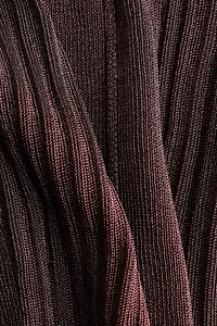 Haut scintillant en tricot côtelé