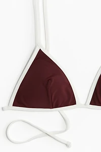 Haut de bikini triangle coussiné