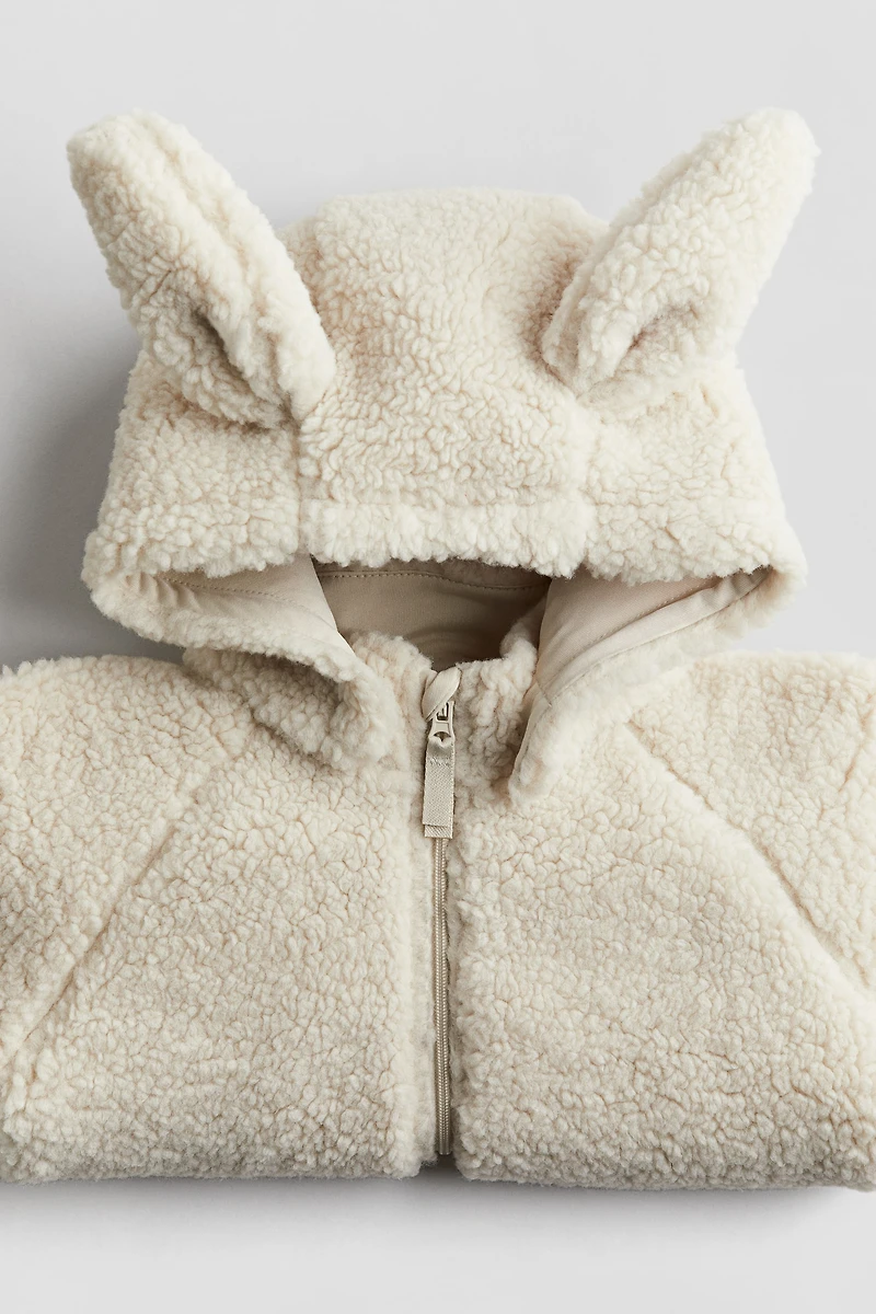 Hooded Pile Jacket
