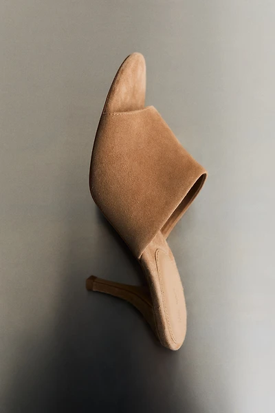Heeled Leather Sandals
