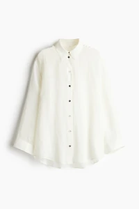 Chemise grande taille en ramie