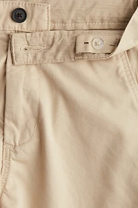 Short coutil en coton