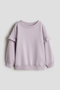 Ruffled Sweatshirt