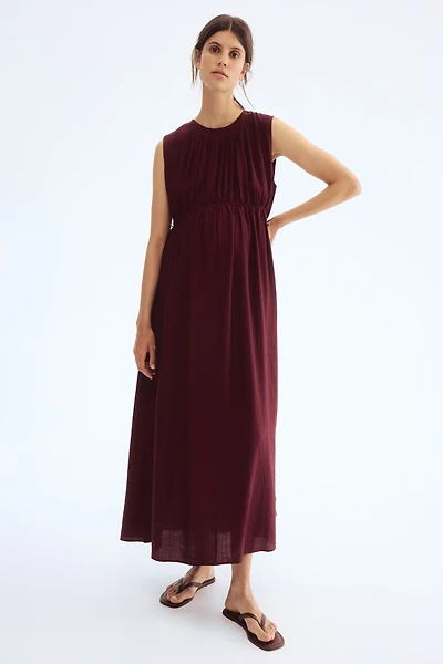 MAMA Drawstring-Detail Dress