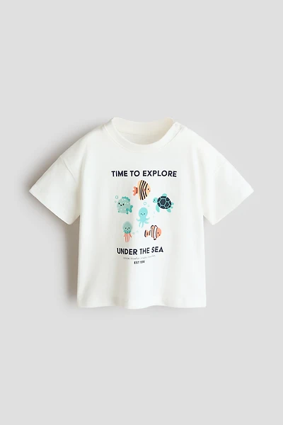 T-shirt imprimé en coton