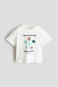 Printed Cotton T-Shirt