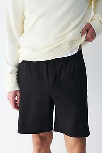 Easy Care Relaxed-Fit Linen-Blend Shorts