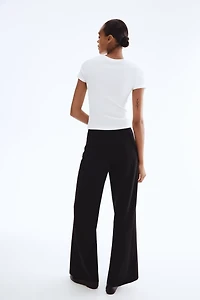 Button-front Pants