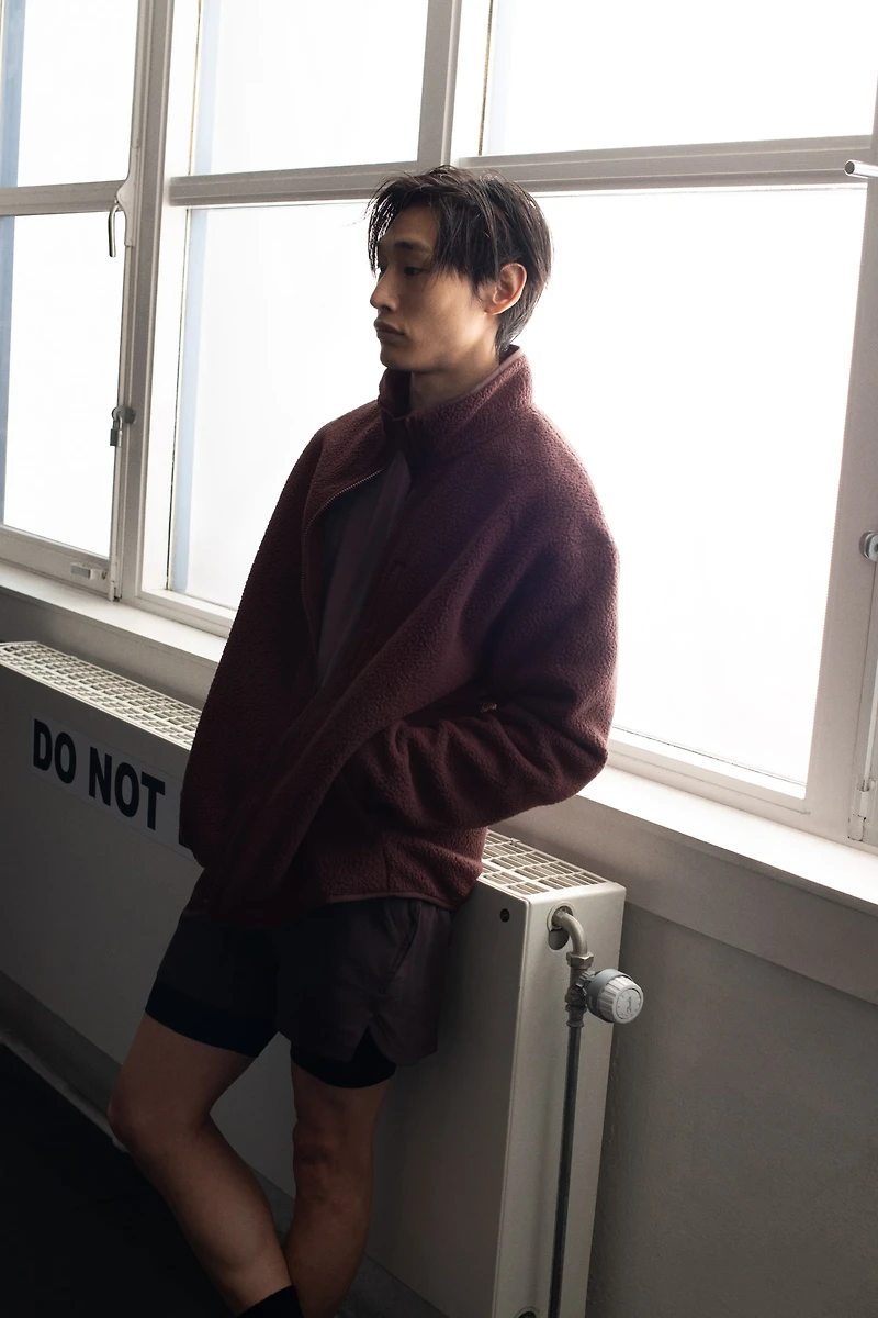 Regular Fit Teddy jacket