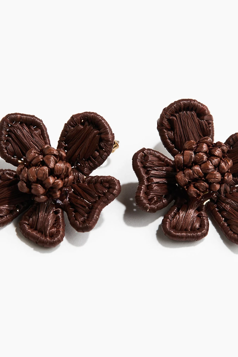 Flower-Shaped Earrings