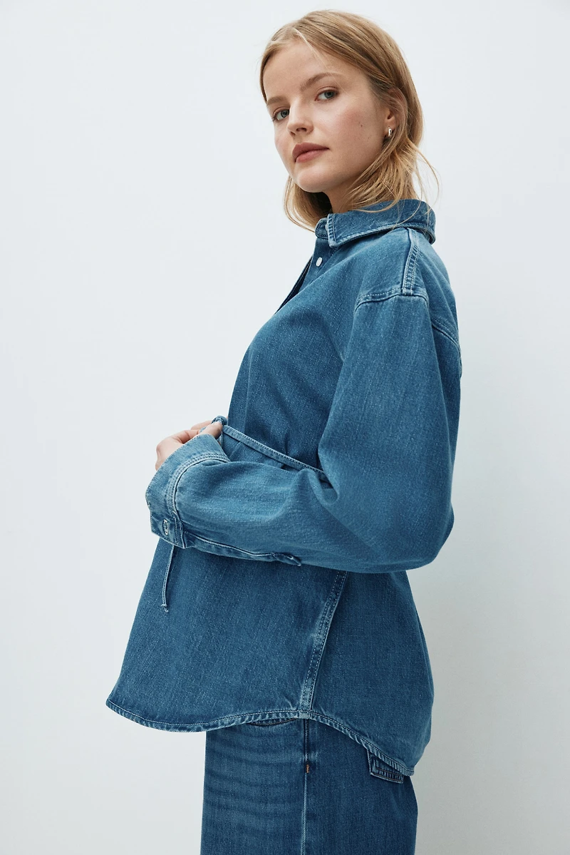 MAMA Denim Shirt