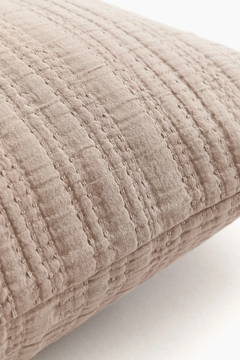 Quilted Cotton Cushion Cover