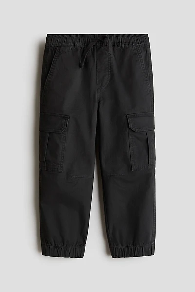 Pantalon jogging cargo en coton