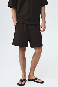 Relaxed-Fit Interlock Shorts