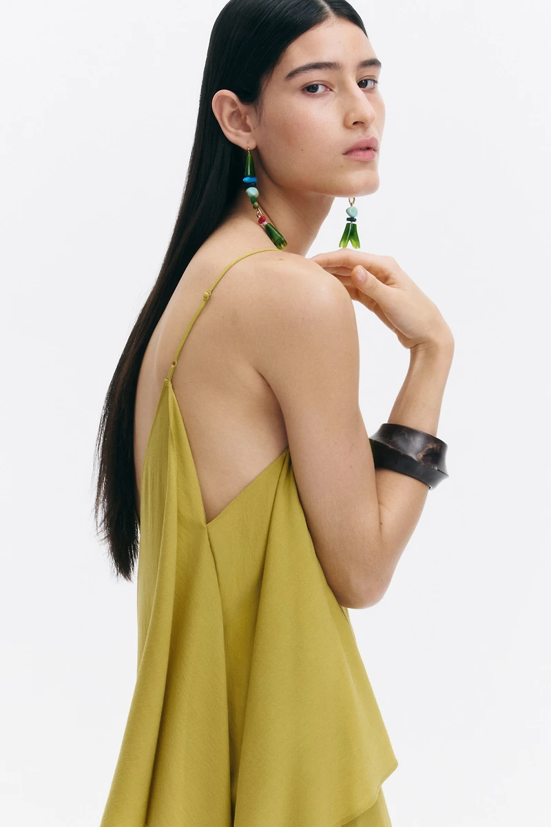 Draped Crêpe Dress