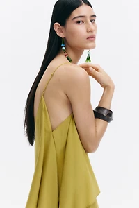 Draped Crêpe Dress
