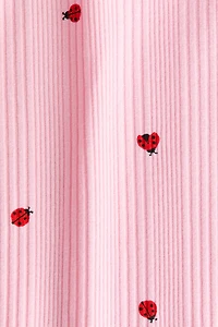 Haut en jersey côtelé