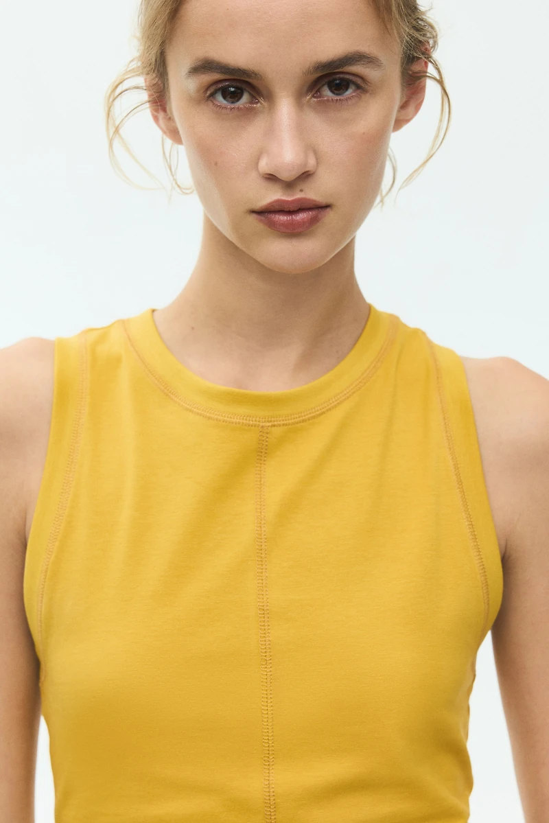 Flatlock-Seam Tank Top