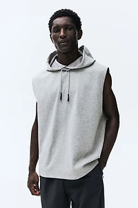 Regular-Fit Sleeveless Sports Hoodie with DryMove™