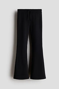 Flared Brushed-Inside Joggers