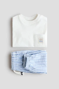 2-Piece Linen-Blend Set