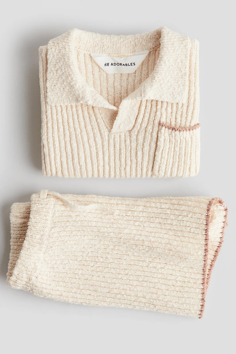2-piece Bouclé-Knit Set