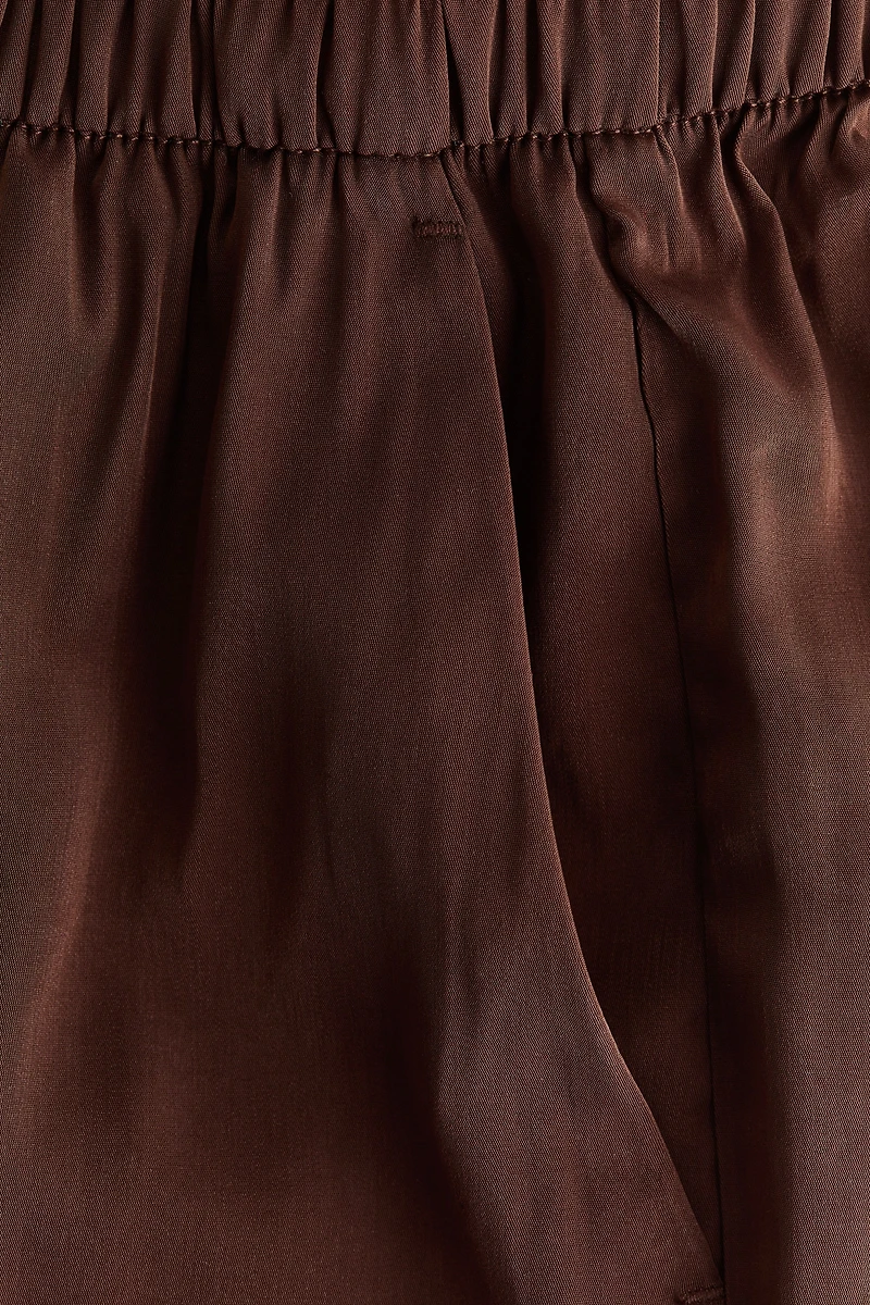 Drawstring-Detail Balloon-Leg Pants