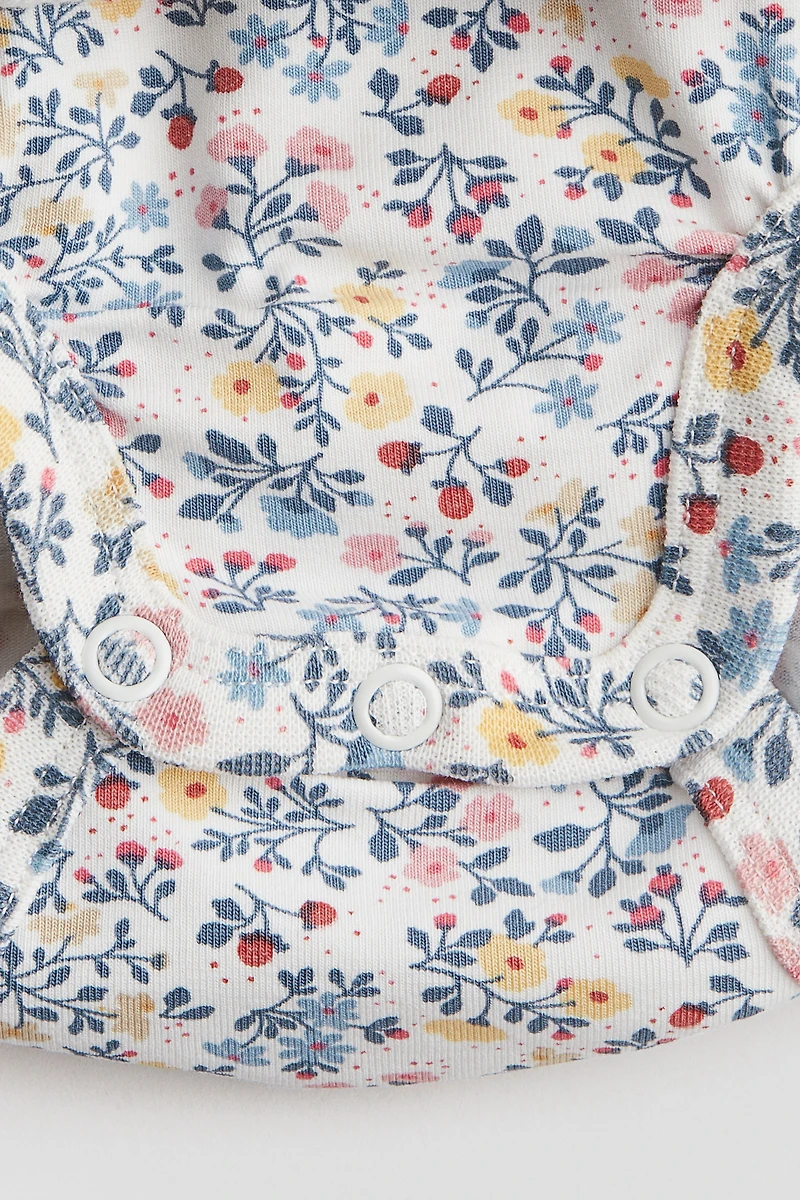 Ruffle-trimmed Bodysuit Dress