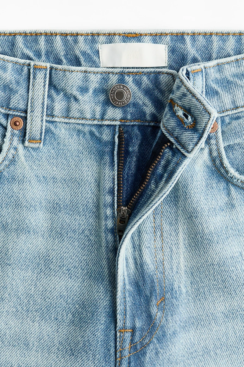 Jean droit taille haute
