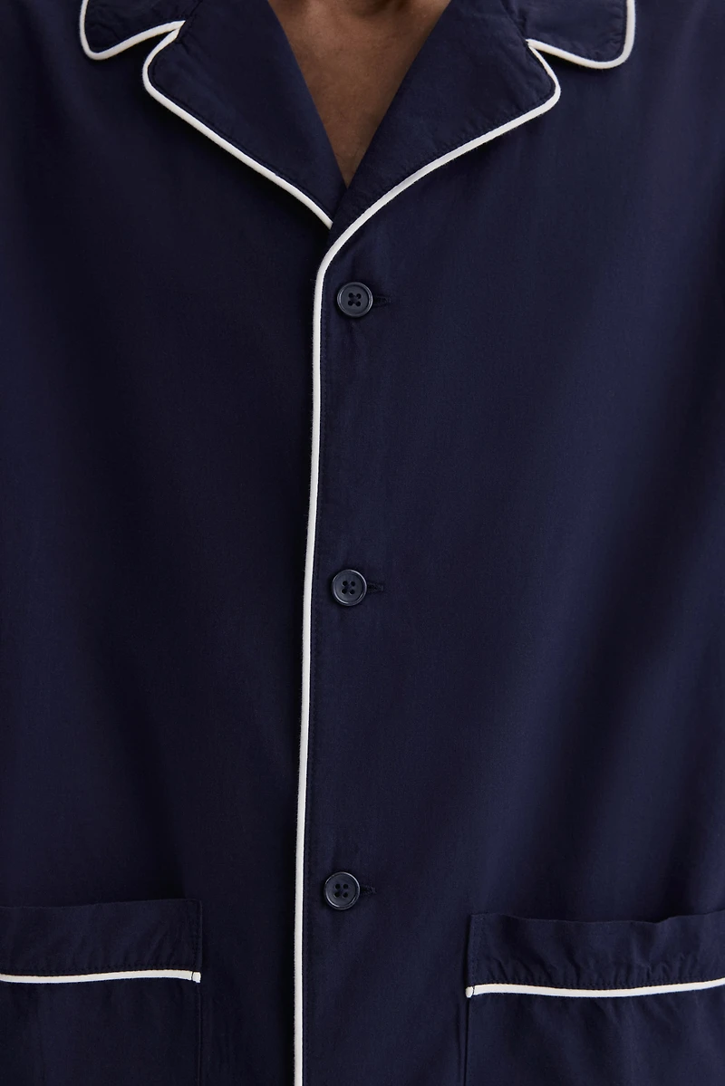 Cotton Pajama Shirt and Pants