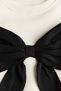 Bow-Detail Sweatshirt
