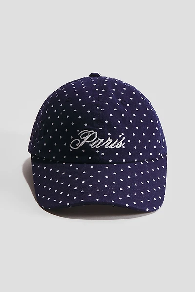 Casquette en sergé à nouer sur l'arrière