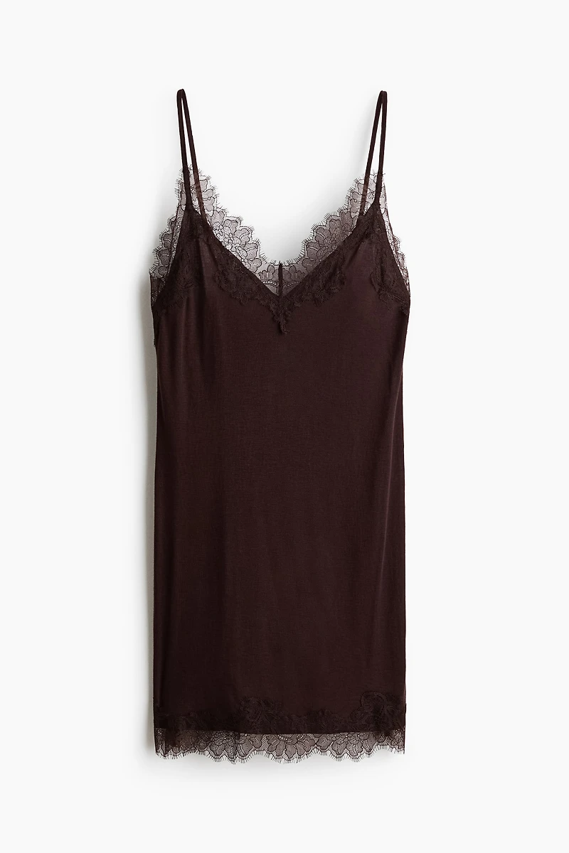 Lace-Trimmed Nightgown