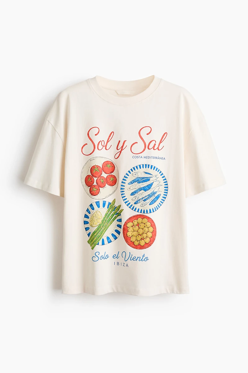 Printed Cotton T-Shirt