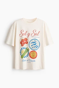 Printed Cotton T-Shirt