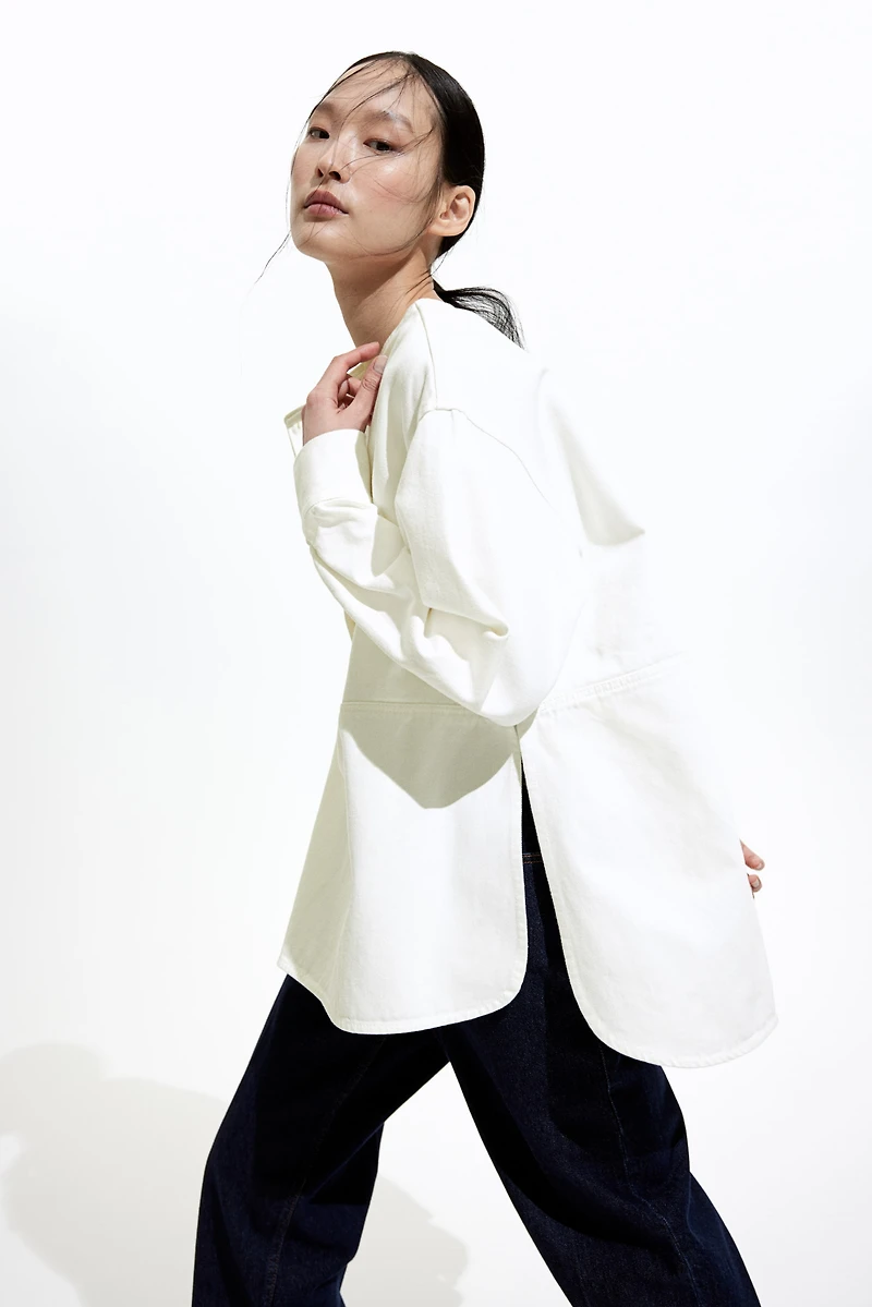 Pullover Twill Blouse