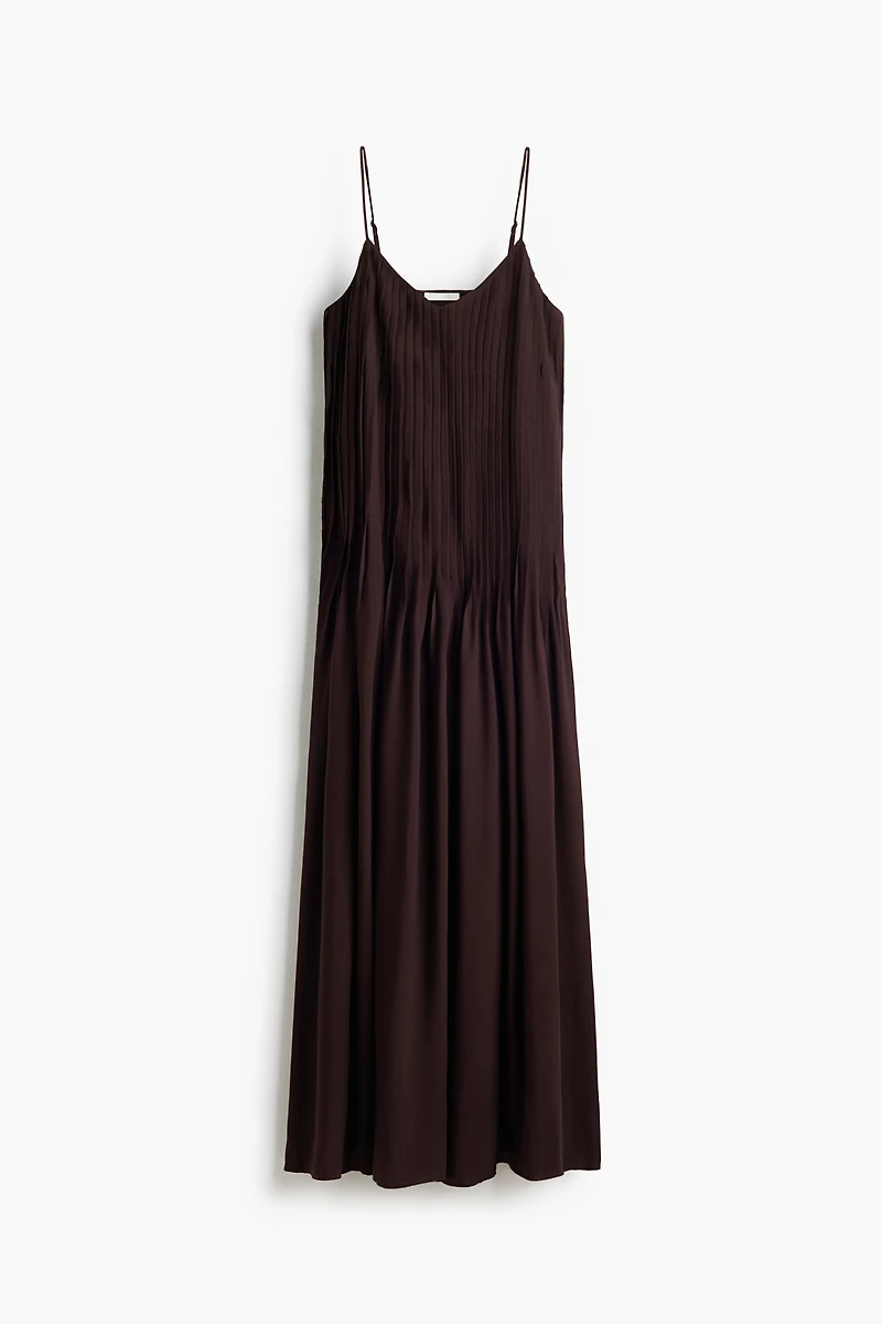 Robe à plis nervure en modal