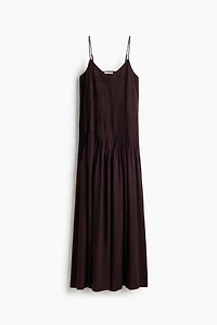 Robe à plis nervure en modal