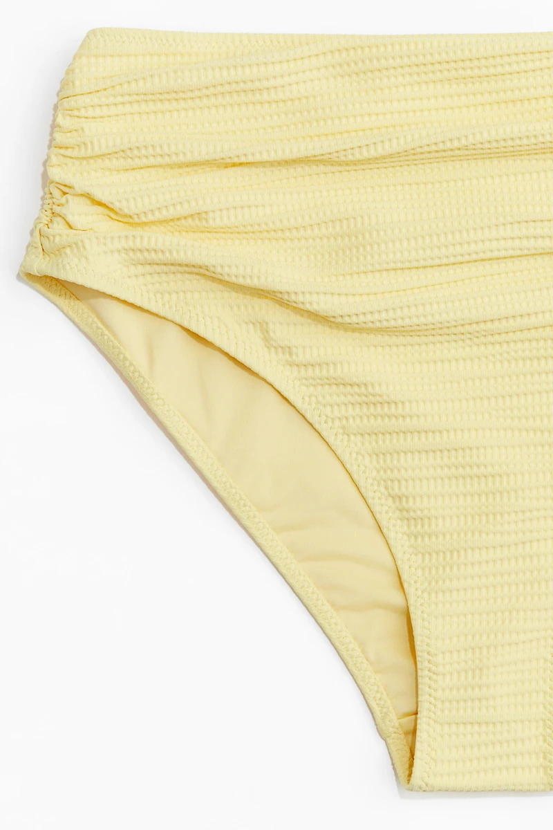 High Waist Cheeky Bikini Bottoms