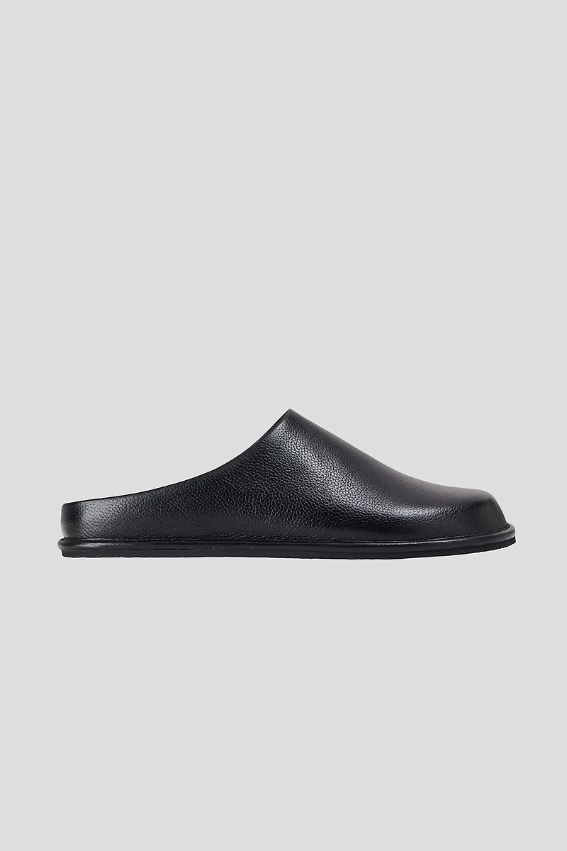 Mules en cuir