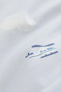 Patterned Cotton Duvet Cover Set
